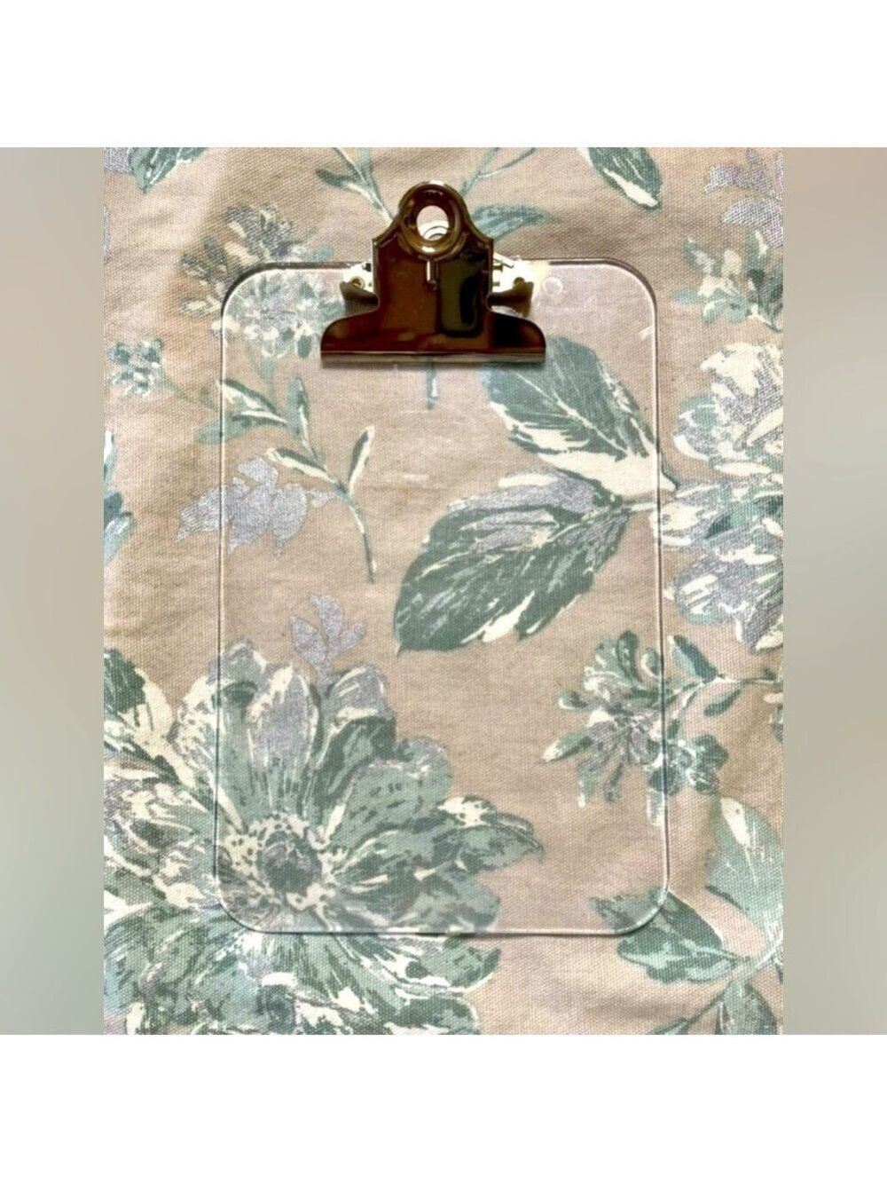 Clipboard Clear Lucite Small 6” x 9”